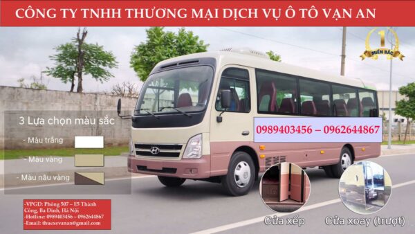 Dịch vụ thuê xe Hyundai New County 29 chỗ