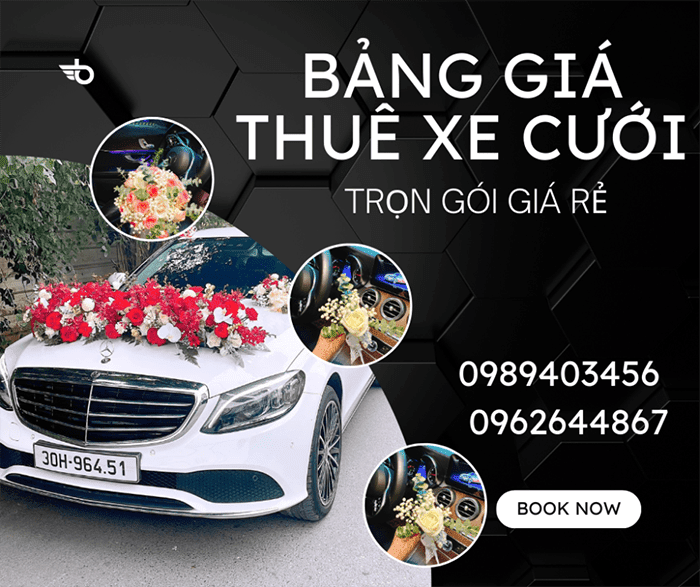 BẢNG GIÁ THUÊ XE CƯỚI (1)