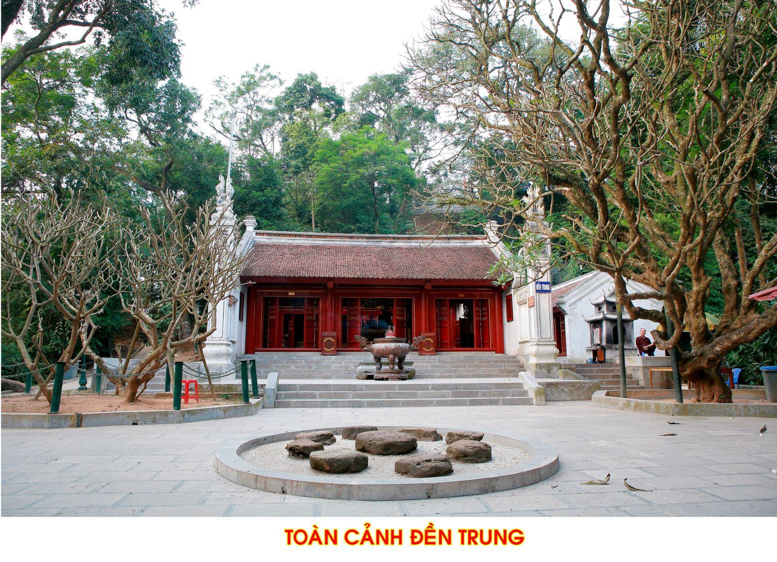 du lịch đền hùng Đền Trung