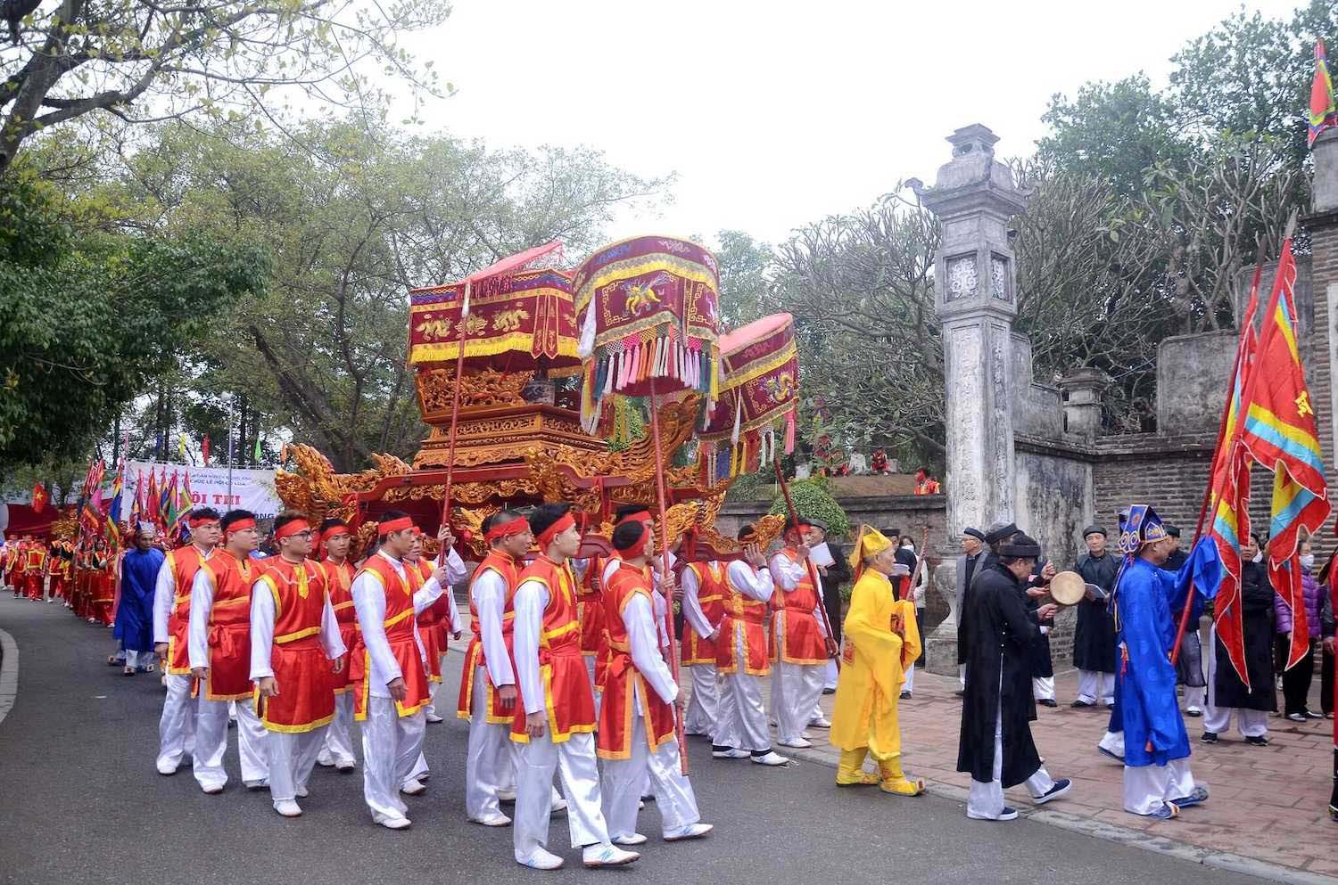 Lễ hội Cổ Loa Đông Anh Hà Nội tháng giêng