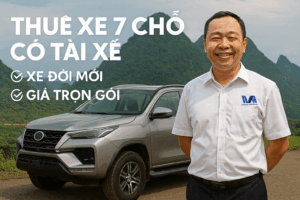Thuê Xe 7 Chỗ Có Tài Xế – Lựa Chọn Thoải Mái Cho Mọi Hành Trình